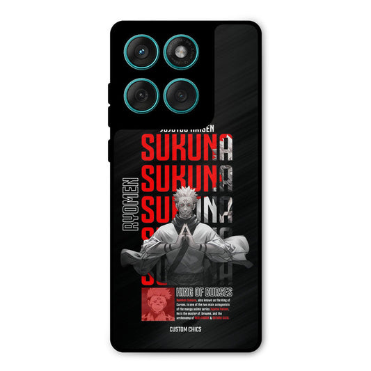 Sukuna Typo Motorola Edge 60 Mobile Back Cover - Anime PrintShield Case