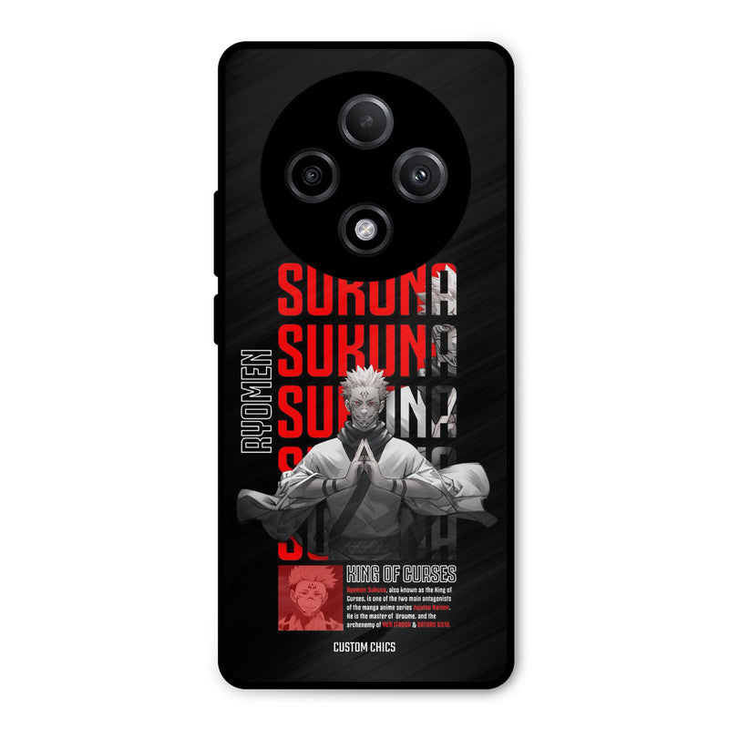Sukuna Typo Oppo F27 Pro Plus 5G Mobile Back Cover - Anime PrintShield Case