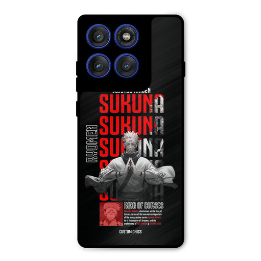Sukuna Typo Motorola Edge 60 Pro Mobile Back Cover - Anime PrintShield Case