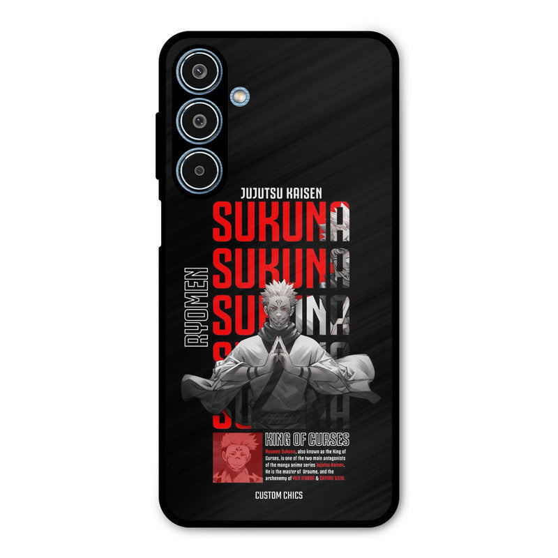 Sukuna Typo Samsung Galaxy M35 5G Mobile Back Cover - Anime PrintShield Case
