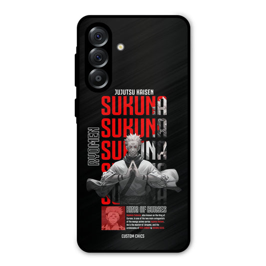 Sukuna Typo Samsung Galaxy A36 Mobile Back Cover - Anime PrintShield Case