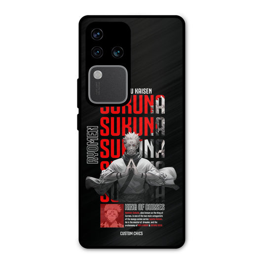 Sukuna Typo Vivo V30 Pro Mobile Back Cover - Anime PrintShield Case