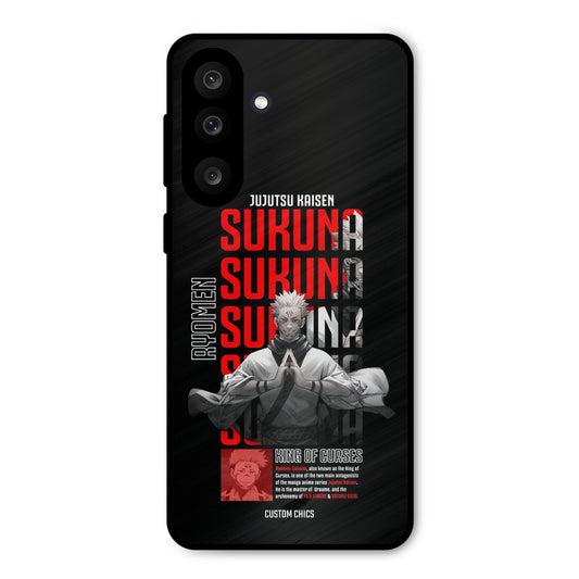 Sukuna Typo Samsung Galaxy M56 Mobile Back Cover - Anime PrintShield Case