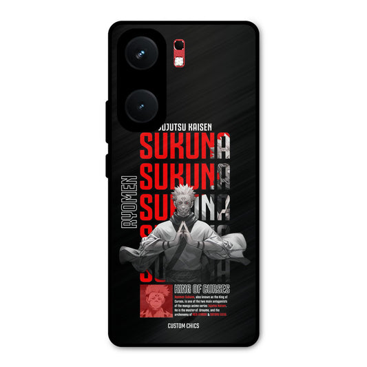 Sukuna Typo iQOO Neo 9 Pro Mobile Back Cover - Anime PrintShield Case