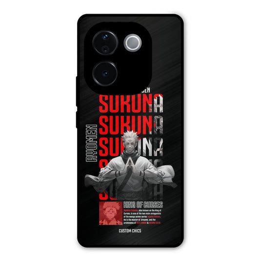 Sukuna Typo Vivo T3 Pro Mobile Back Cover - Anime PrintShield Case