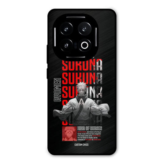 Sukuna Typo iQOO 13 Mobile Back Cover - Anime PrintShield Case