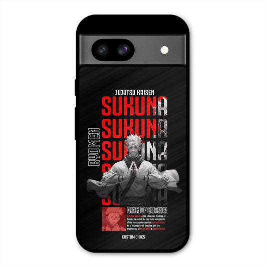 Sukuna Typo Google Pixel 8a Mobile Back Cover - Anime PrintShield Case