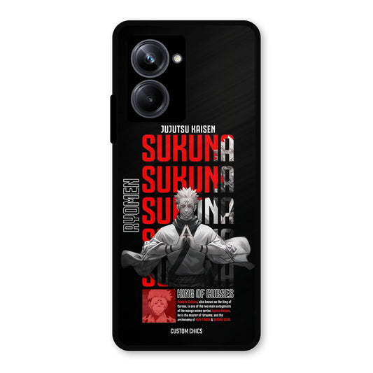 Sukuna Typo Realme 10 Pro Mobile Back Cover - Anime PrintShield Case