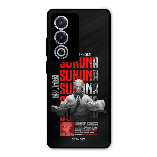 Sukuna Typo Oppo A3 Pro Mobile Back Cover - Anime PrintShield Case