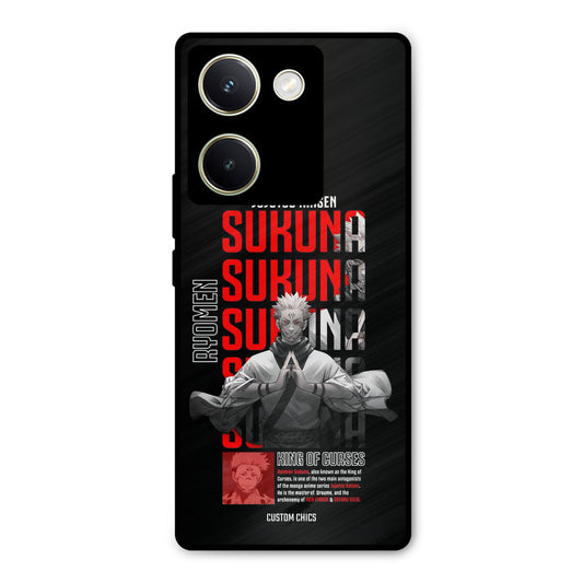 Sukuna Typo Vivo Y200 Pro Mobile Back Cover - Anime PrintShield Case