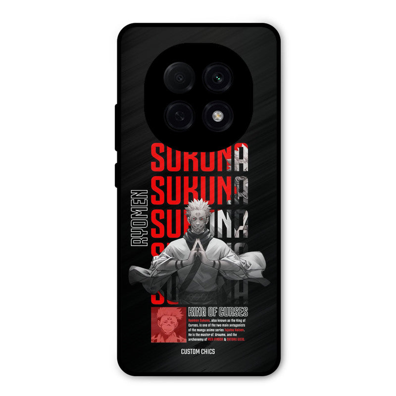 Sukuna Typo Oppo F29 Pro Mobile Back Cover - Anime PrintShield Case
