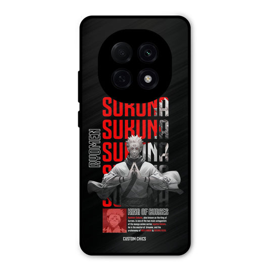 Sukuna Typo Oppo F29 Pro Mobile Back Cover - Anime PrintShield Case