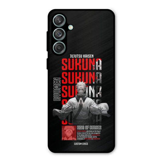 Sukuna Typo Samsung Galaxy M55 5G Mobile Back Cover - Anime PrintShield Case