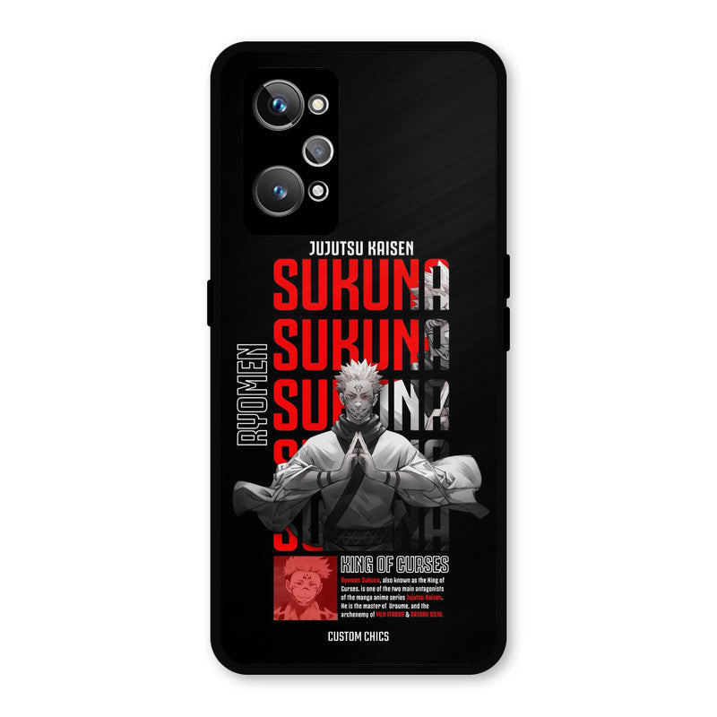 Sukuna Typo Realme GT Neo 2 Mobile Back Cover - Anime PrintShield Case