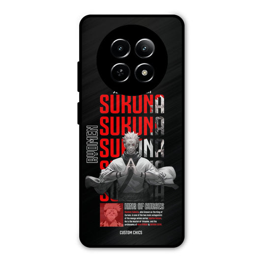 Sukuna Typo Realme Narzo N65 Mobile Back Cover - Anime PrintShield Case