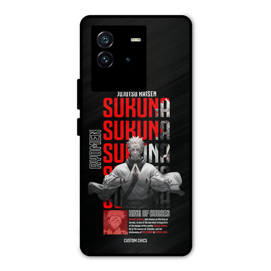 Sukuna Typo iQOO Neo 6 5G Mobile Back Cover - Anime PrintShield Case