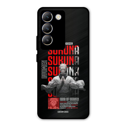Sukuna Typo Vivo Y200e Mobile Back Cover - Anime PrintShield Case