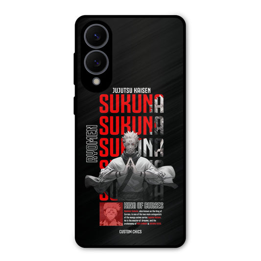 Sukuna Typo Samsung Galaxy S25 Edge Mobile Back Cover - Anime PrintShield Case