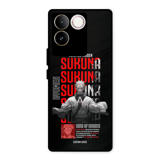 Sukuna Typo Vivo T2 Pro Mobile Back Cover - Anime PrintShield Case