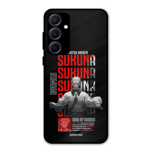 Sukuna Typo Samsung Galaxy A35 5G Mobile Back Cover - Anime PrintShield Case