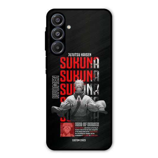 Sukuna Typo Samsung Galaxy A16 5G Mobile Back Cover - Anime PrintShield Case