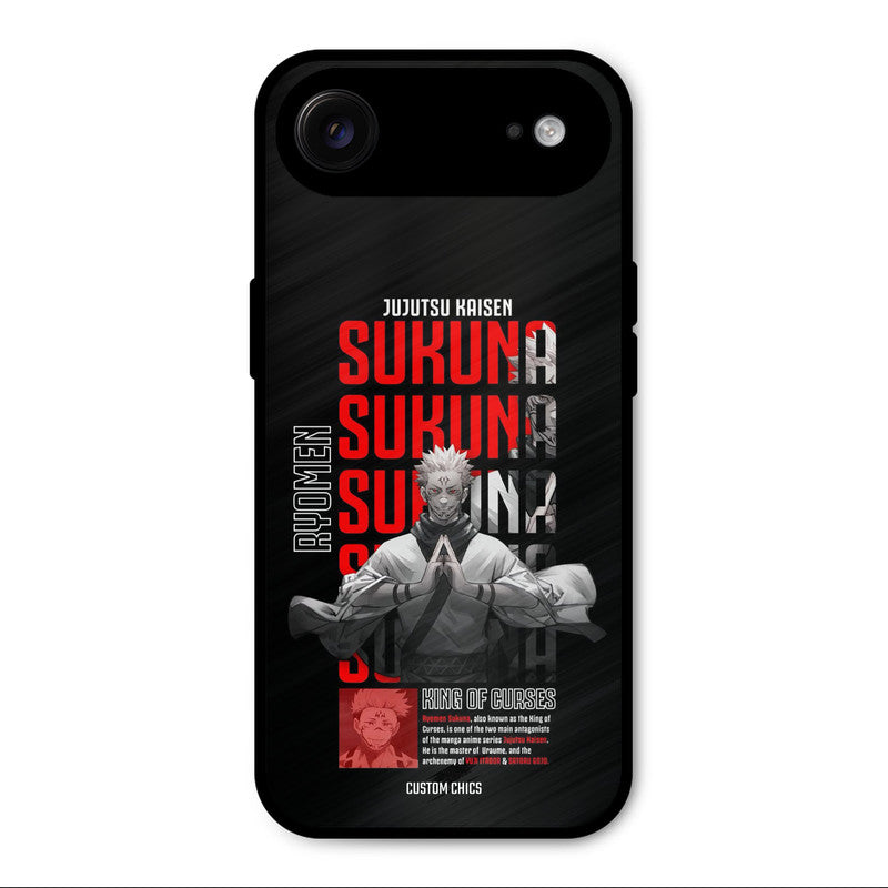 Sukuna Typo iPhone Air Mobile Back Cover - Anime PrintShield Case