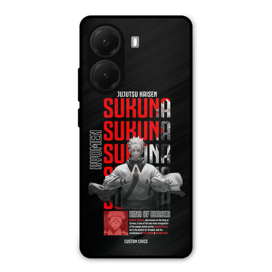 Sukuna Typo Poco X7 Pro Mobile Back Cover - Anime PrintShield Case