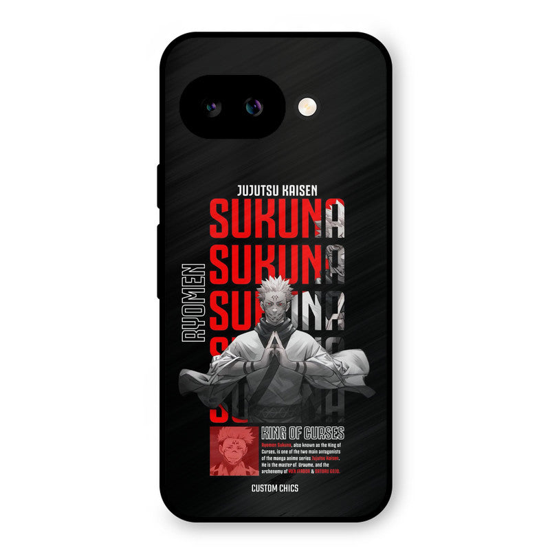 Sukuna Typo Google Pixel 9A Mobile Back Cover - Anime PrintShield Case