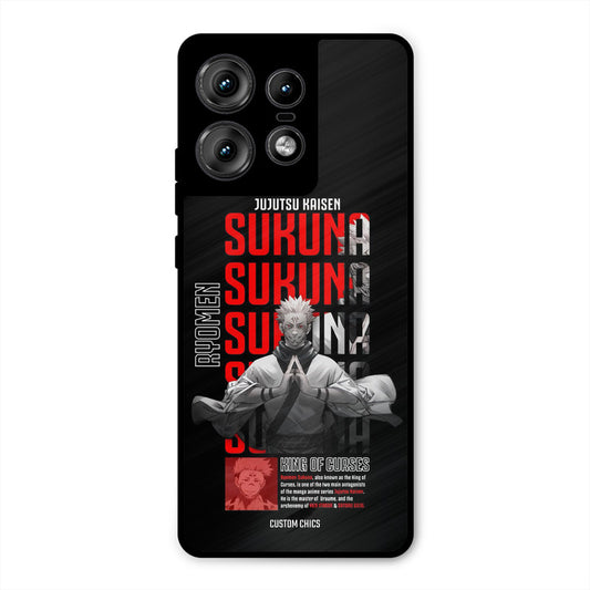 Sukuna Typo Motorola Edge 50 Pro Mobile Back Cover - Anime PrintShield Case