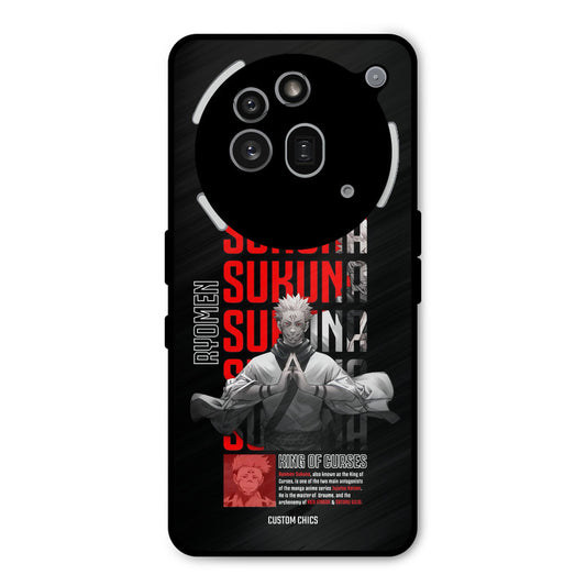 Sukuna Typo Nothing Phone 3A Pro Mobile Back Cover - Anime PrintShield Case