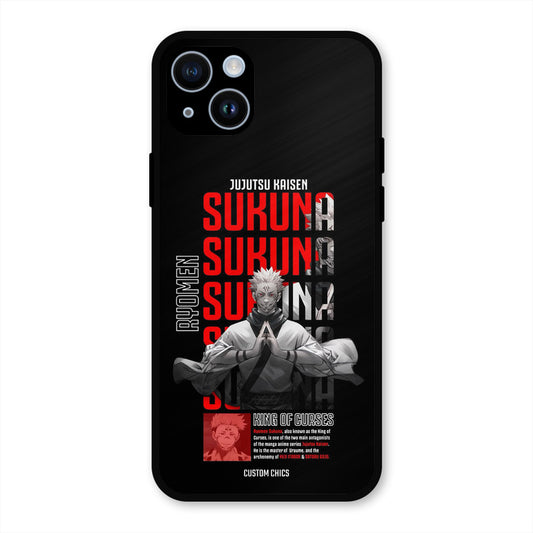 Sukuna Typo iPhone 14 Mobile Back Cover - Anime PrintShield Case