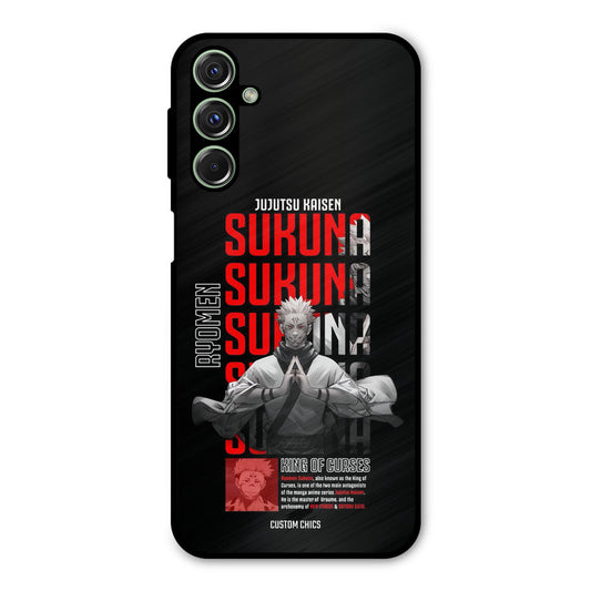 Sukuna Typo Samsung Galaxy M34 Mobile Back Cover - Anime PrintShield Case