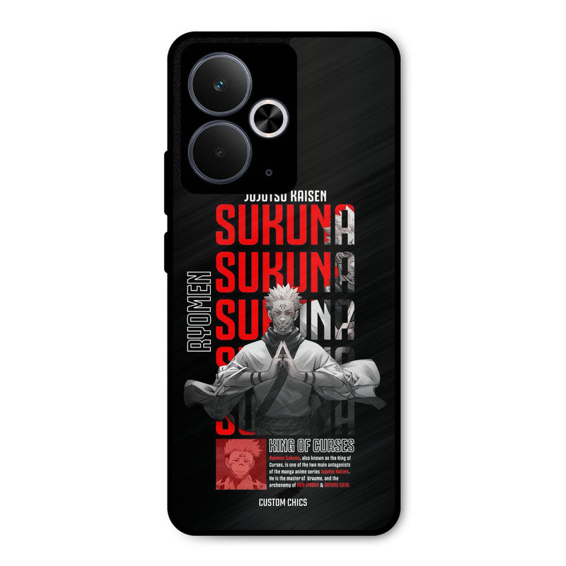 Sukuna Typo Realme 14T Mobile Back Cover - Anime PrintShield Case