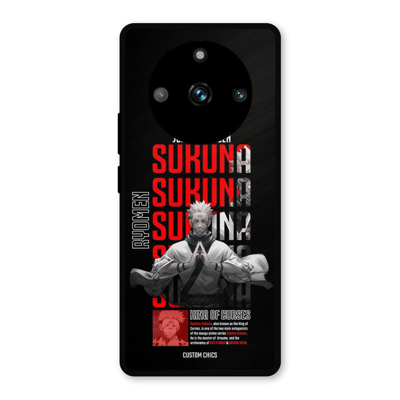 Sukuna Typo Realme 11 Pro Plus Mobile Back Cover - Anime PrintShield Case