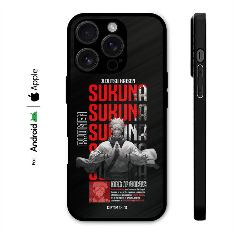 Sukuna Typo Case – Premium PrintShield Mobile Cover