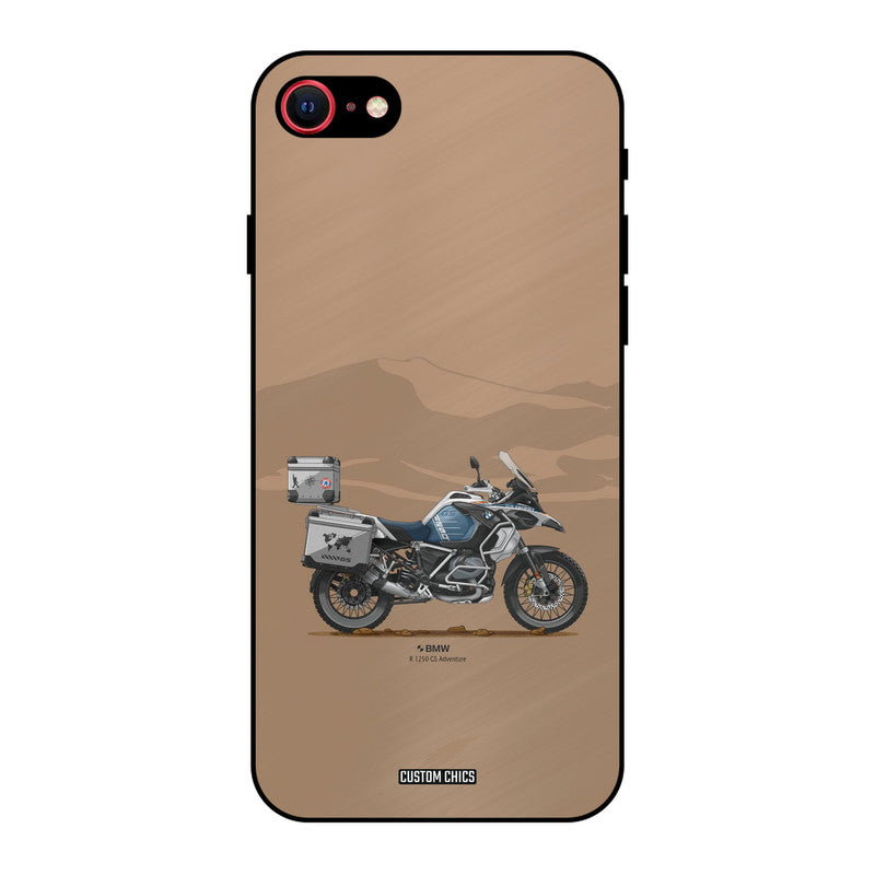 Super Adventure Bike iPhone SE 2020 Mobile Back Cover - Car&Bike PrintShield Case