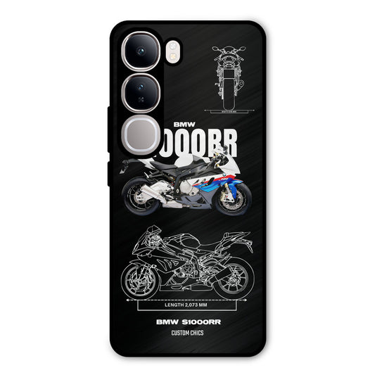 Super Blue Bike Vivo Y300 Mobile Back Cover - Car&Bike PrintShield Case