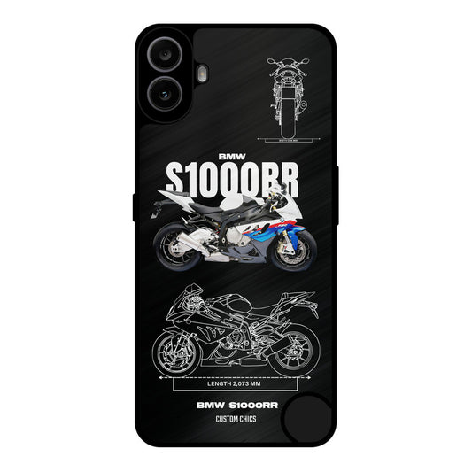Super Blue Bike Nothing CMF Phone 1 Mobile Back Cover - Car&Bike PrintShield Case
