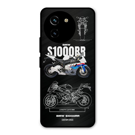 Super Blue Bike Vivo Y200i Mobile Back Cover - Car&Bike PrintShield Case