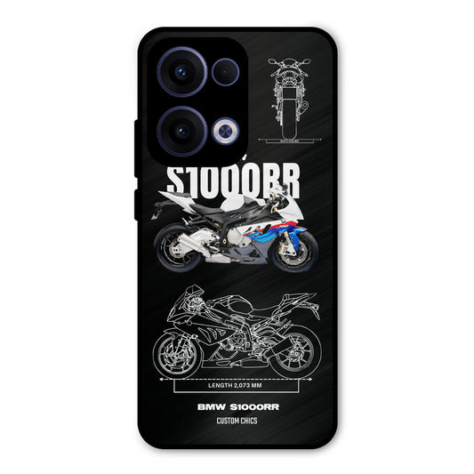 Super Blue Bike Oppo Reno 13 5G Mobile Back Cover - Car&Bike PrintShield Case