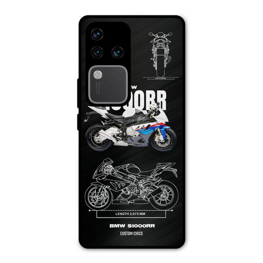 Super Blue Bike Vivo V30 Pro Mobile Back Cover - Car&Bike PrintShield Case