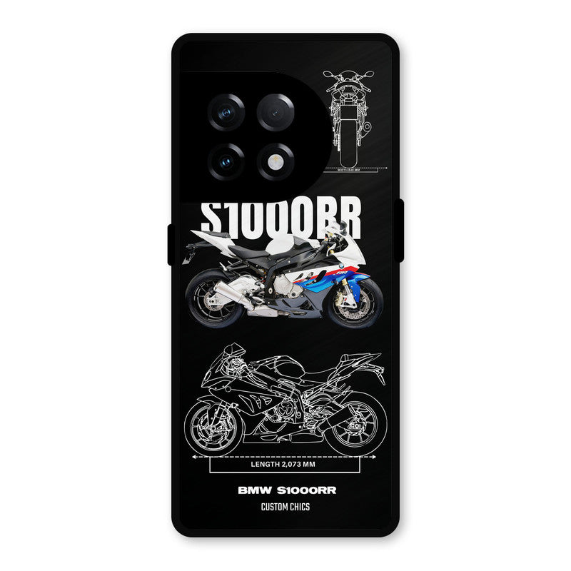 Super Blue Bike OnePlus 11R Mobile Back Cover - Car&Bike PrintShield Case