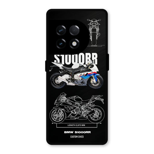 Super Blue Bike OnePlus 11R Mobile Back Cover - Car&Bike PrintShield Case
