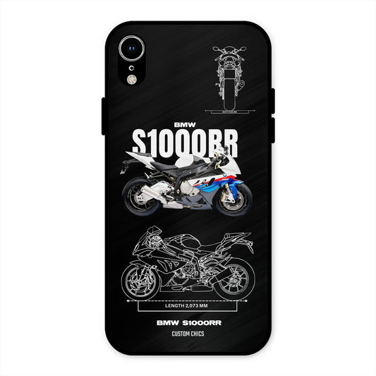 Super Blue Bike iPhone XR Mobile Back Cover - Car&Bike PrintShield Case