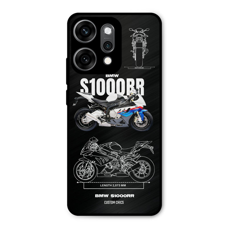 Super Blue Bike Oppo Reno 14 Pro Mobile Back Cover - Car&Bike PrintShield Case