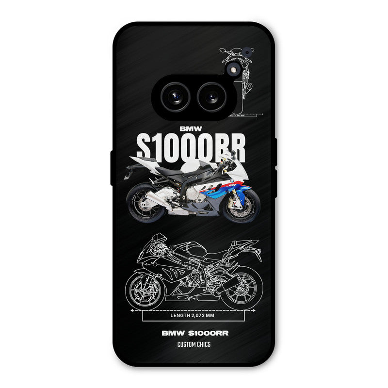 Super Blue Bike Nothing Phone 2a Mobile Back Cover - Car&Bike PrintShield Case