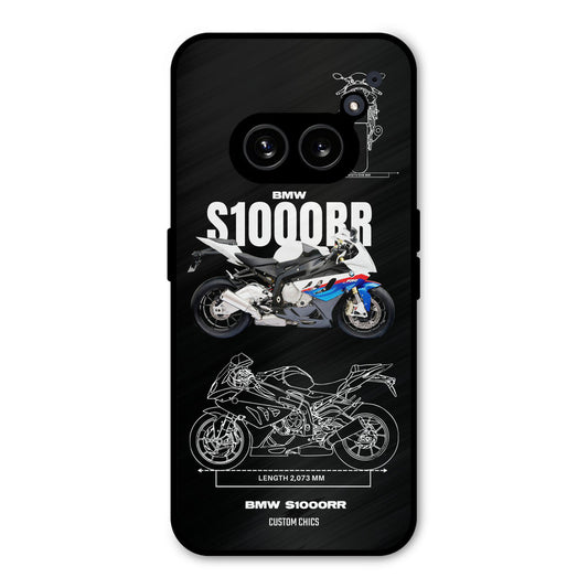 Super Blue Bike Nothing Phone 2a Mobile Back Cover - Car&Bike PrintShield Case