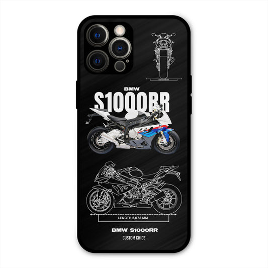 Super Blue Bike iPhone 12 Pro Max Mobile Back Cover - Car&Bike PrintShield Case