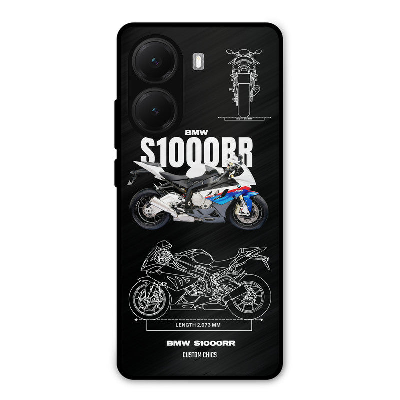 Super Blue Bike Poco X7 Pro Mobile Back Cover - Car&Bike PrintShield Case