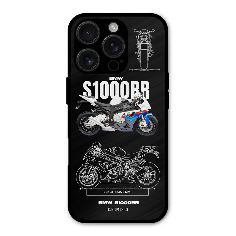 Super Blue Bike iPhone 16 Pro Mobile Back Cover - Car&Bike PrintShield Case